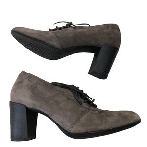 Clarks Collection Women's Size 8.5  Gray Suede Ankle Boots